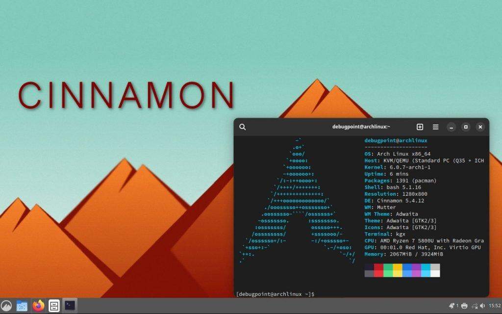 图片[5]-如何在Arch Linux中安装Cinnamon桌面-编程社