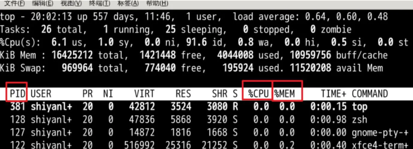 Linux查看CPU和内存(查看CPU和内存常用的命令)-编程社