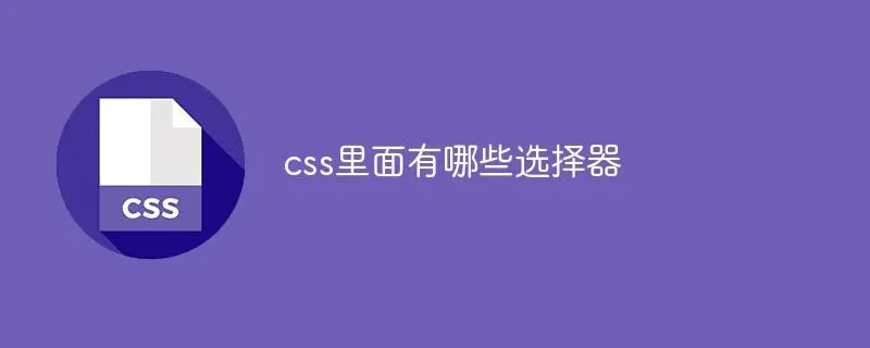 CSS选择器：类型、用法与技巧-编程社