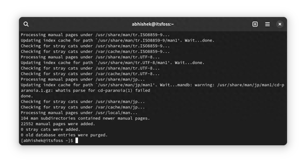 图片[3]-如何修复Arch Linux中的 “Bash: man command not found” 错误-编程社