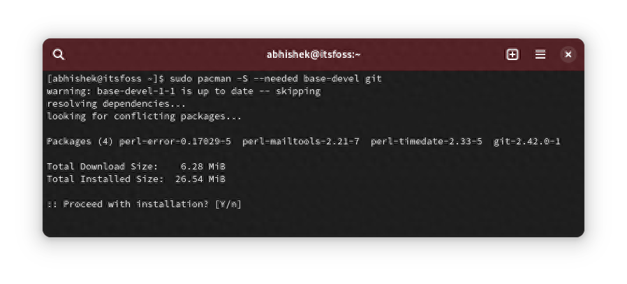 如何在Arch Linux上安装和使用Yay-编程社