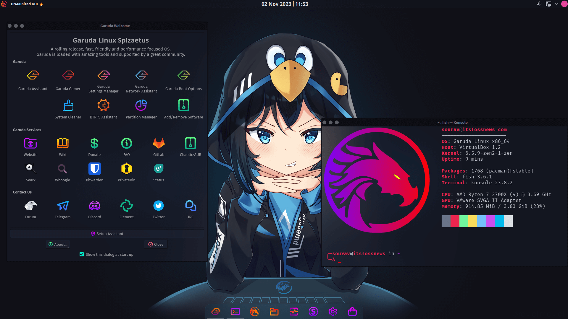 Garuda Linux “Spizaetus” 发布，可以体验KDE Plasma 6了！-编程社