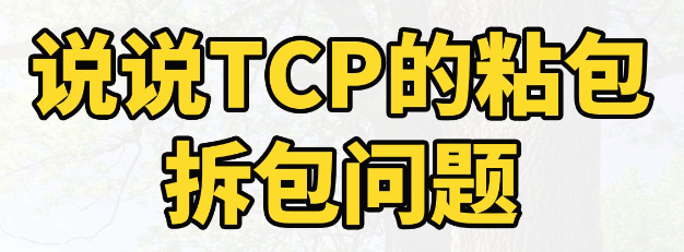TCP如何解决粘包拆包-编程社